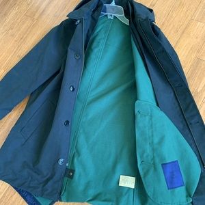 Scotch and Soda Black Fishtail Parka